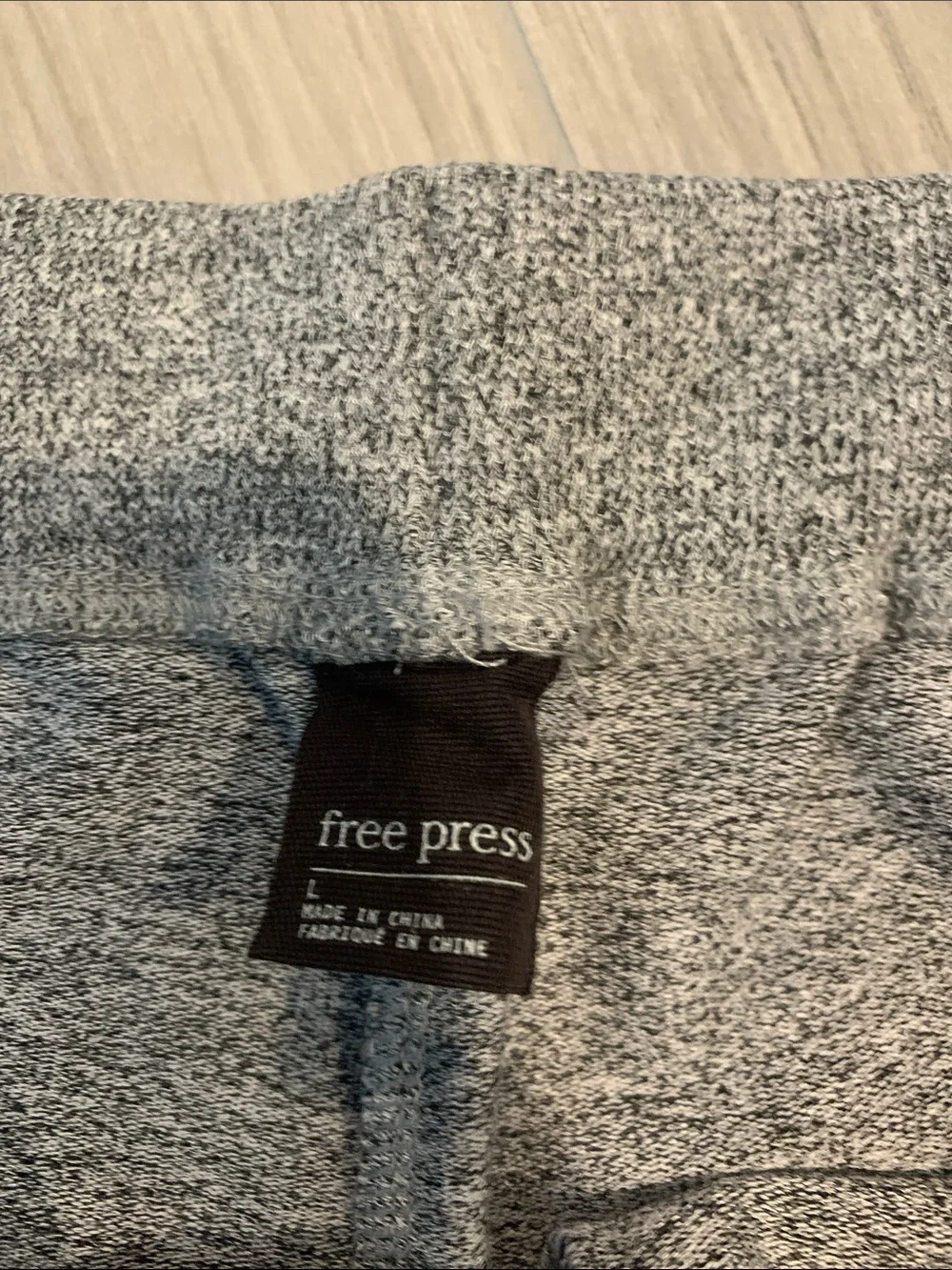 free press Gray Athletic Shorts with Pink Trim